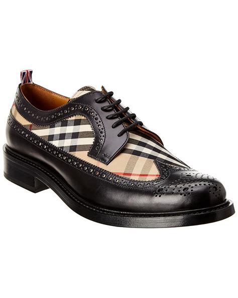 burberry shoes men|burberry men's wingtip shoes.